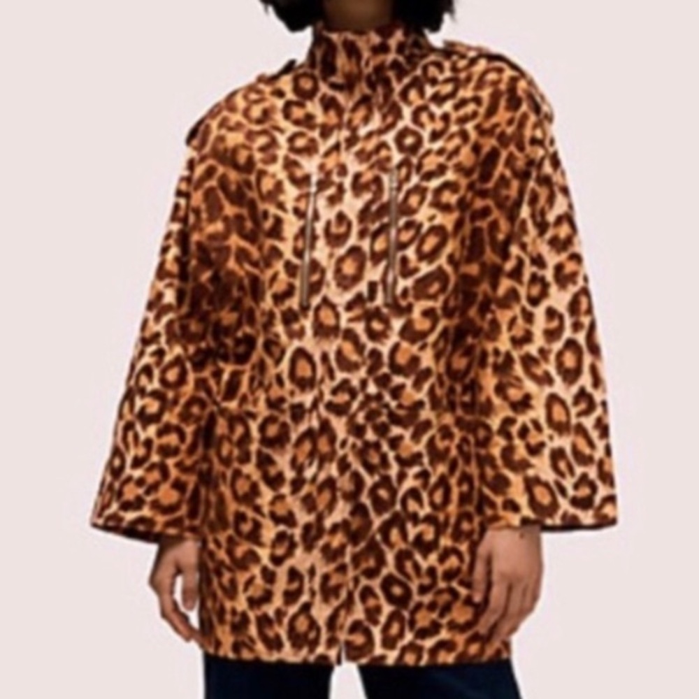 Kate Spade Panthera Cheetah Print Coat